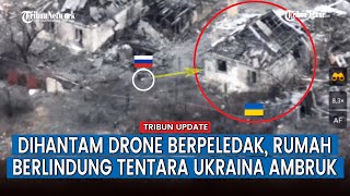 FULL Drone Rusia Bombardir Bangunan Tempat Tentara Ukraina Bernaung sampai Rata dengan Tanah [upl. by Belanger]