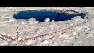 Meteorite crater in Chelyabinsk Russia [upl. by Waylon647]