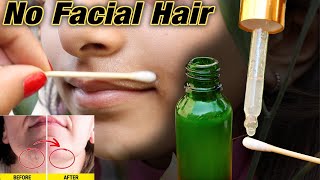 Permanent Hair Removal Serum At Home  NO WAX NO PAIN  how to get rid of facial hair Chest [upl. by Kauppi361]