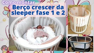 😍 Como montar berço crescer sleeper para bebê [upl. by Helbonnah]