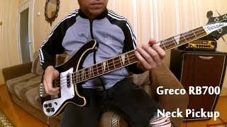 Rickenbacker 4003 VS Greco RB700 [upl. by Will]