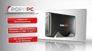 Poppstar NE10 externe Festplatte USB 20 [upl. by Lindbom]