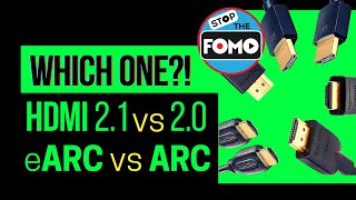 HDMI 21 vs 20 eARC vs ARC Copper vs Optical Cables [upl. by Jezrdna]