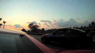 2012 Nissan GTR stock vs 2005 Ford GT with Heffner pulley and tune [upl. by Matthaus]