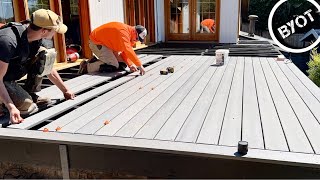 How To Install Timbertech Decking [upl. by Lladnar]