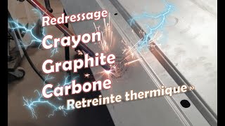 Remise en forme par rétreinte avec crayon graphite Crayon carbone Redressage allongement [upl. by Fiorenze]