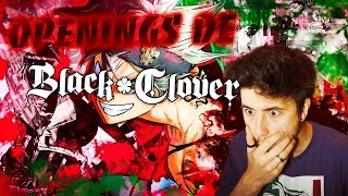 REACCIONO A LOS OPENINGS DE BLACK CLOVER 110 [upl. by Dareece]