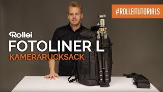 Rolleitutorial Kamerarucksack Fotoliner L  Was passt alles rein [upl. by Slrahc520]