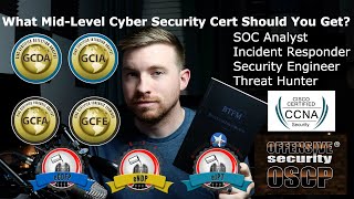 Best Cyber Security Certifications To Get For Defense  SOC IR Hunter [upl. by Simson566]