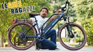 Bici Elettrica a pedalata assistita Bezior M2 con batteria da 600Wh su un motore da 250W [upl. by Suiradel]