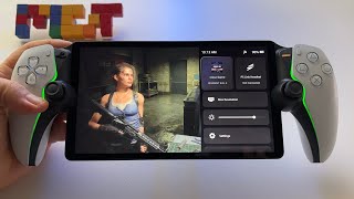 Resident Evil 3  cloud streaming on PlayStation Portal [upl. by Lairbag838]