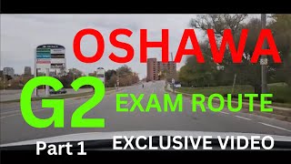 Oshawa G2 Test Route PART 1 Pass on Your First Attempt  For Lessons Call 4377553035 [upl. by Sidonie681]