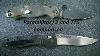 Paramilitary 2 Benchmade 710 Comparison [upl. by Child]