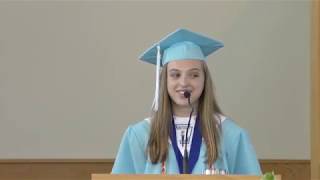 Graduation Speech by Salutatorian Sydney Belej [upl. by Alyar833]