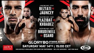 GLORY 80 EXCLUSIVE Tyjani Beztati battles Josh Jauncey for the Lightweight title THIS Saturday [upl. by Nahum]