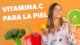 3 Beneficios de la vitamina C para la cara [upl. by Haimes257]