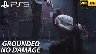 The Last of Us 2 PS5  Ellies Revenge VS WLF  GROUNDED  NO DAMAGE  4K60FPS [upl. by Gittle]