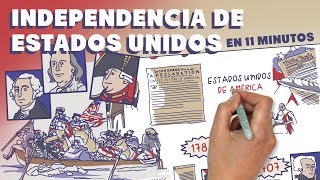 La Independencia de Estados Unidos en 11 minutos [upl. by Eerok6]