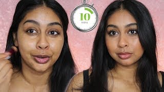 10 MINUTE WORK MAKEUP CHALLENGE  This was quicker than I thought [upl. by Udell921]