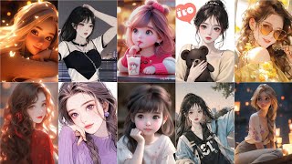 😍Cartoon girl dpz 2 🧸Cute cartoon baby dp Anime dp photo unique whatsapp dp [upl. by Ayahsey943]