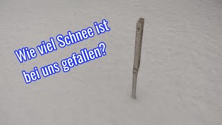 So viel Schnee ist bei mir gefallen und Schnee auf dem Dachboden Liegestütze [upl. by Rozek]