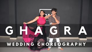 GHAGRA  Wedding Choreography  Khushi Maheshwari [upl. by Garnes]