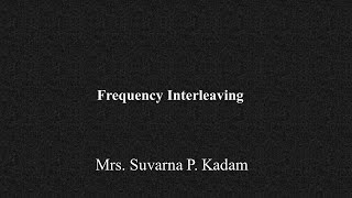 Frequency Interleaving for color subcarrier [upl. by Leile]