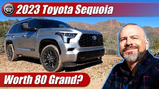 2023 Toyota Sequoia Platinum 4WD Test Drive Review [upl. by Lyda]