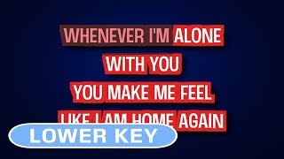 Adele  Lovesong Acoustic Version  Karaoke Lower Key [upl. by Ming438]