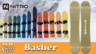 NITRO SNOWBOARDS ナイトロ スノーボード QUIVER BASHER 【クイーバー】【バシャー】 [upl. by Jermaine]