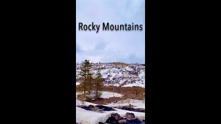 🔴 ROCKY MOUNTAINS Heavy Snowfall Driving Tour Shorts  USA Countrywide Road Trip Vlog shortvideo 🔴 [upl. by Inaflahk]