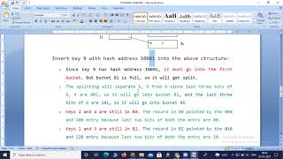 DBMS DYNAMIC HASHING [upl. by Ydur205]