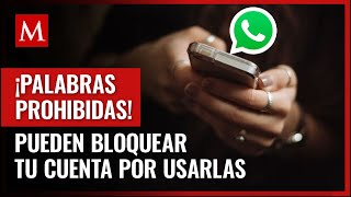 Estas son las palabras que WhatsApp prohíbe a usuarios de lo contrario pueden cancelar tu cuenta [upl. by Schnapp]