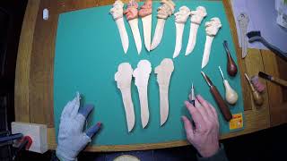 Carving a caricature letter opener Lesson 1 [upl. by Courtenay892]