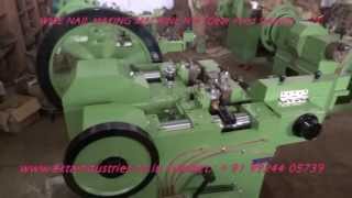 Wire Nail Making Machine Gear Feed System [upl. by Shyamal]