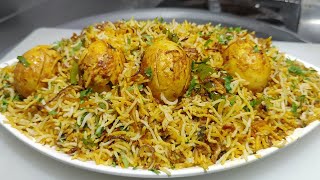 Egg Biryani Restaurant Style  अंडा बिरयानी रेसिपी  Egg Dum Biryani  Chef Ashok [upl. by Sucitivel580]