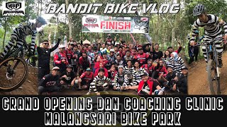 Bandit Bike VLOG  Coaching basic of mtb and Grand Opening Malangsari BikeparkBanyuwangi [upl. by Teena]