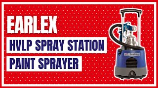 Earlex HV5500 HVLP Spray Station Paint Sprayer [upl. by Airekahs159]