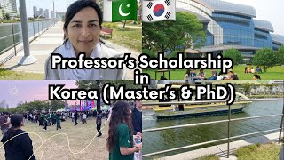 Professor Scholarship in Korea 🇰🇷  Pakistani Student in Korea 🇵🇰🇰🇷 [upl. by Polivy]