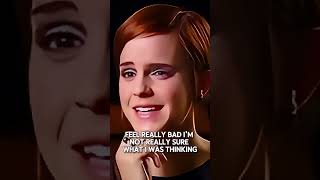 Emma Watson PUNCHING Tom Feltonemmawatson harrypotter women hollywood actor [upl. by Nilyad]