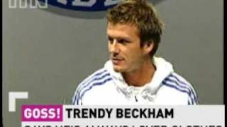 David Beckham fashion tips  Alesha battles depression [upl. by Conlin]