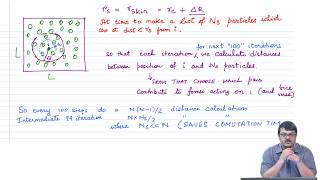 mod12lec53MOLECULAR DYNAMICS NEIGHBOURS LISTS  PART 01 [upl. by Johna959]