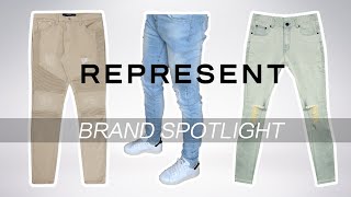 BEST UK STREETWEAR BRAND  BRAND SPOTLIGHT  Represent Clothing Jeans [upl. by Bertolde]