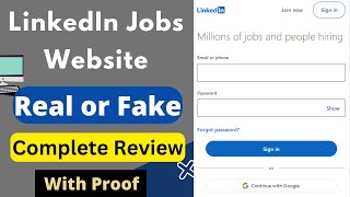 LinkedIn Jobs Review  Linkedin Jobs Real or Fake  Linkedincom Site Review  Linkedin Genuine Jobs [upl. by Jumbala]