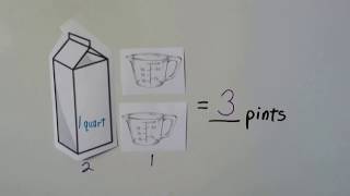 Grade 2 Math 810 Cups Pints and Quarts [upl. by Philipa323]