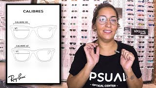 Los calibres de las gafas RayBan y otras marcas [upl. by Joy]