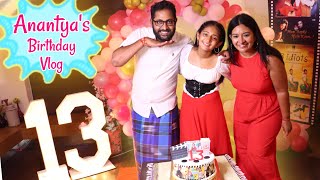 Anantyas 13th Birthday Party Vlog  BOLLYWOOD THEME  CookWithNisha [upl. by Noimad]