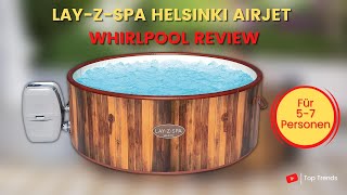 LAY Z SPA Helsinki AirJet Whirlpool Review  Guter aufblasbarer Whirlpool [upl. by Vange]