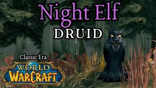 World of Warcraft Classic Era  Night Elf Druid Immersive Playthrough  Cat Form Unlocked  25 [upl. by Tnilk]