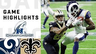 Rams vs Saints NFC Championship Highlights  NFL 2018 Playoffs [upl. by Zullo]